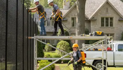 Bellevue, NE tree service applying deer deterrent to protect shrubs and new landscape plantings