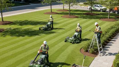 Bellevue, NE tree service crew providing professional tree care for local landscaping projects