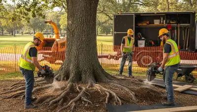 Root protection service in Bellevue, NE for healthy tree care on residential property