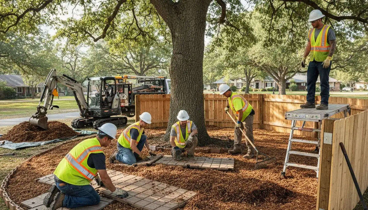 Root protection service in Bellevue, NE for healthy tree roots on a residential property