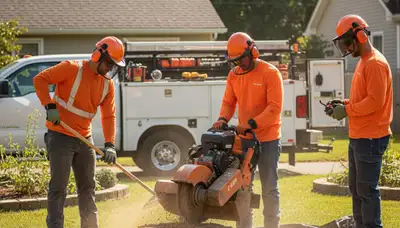 Stump removal service in Bellevue, NE for safe, thorough yard cleanup