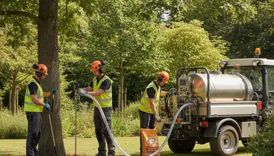 Arbor Tree Care tree fertilizing service in Bellevue, NE improving tree health and growth